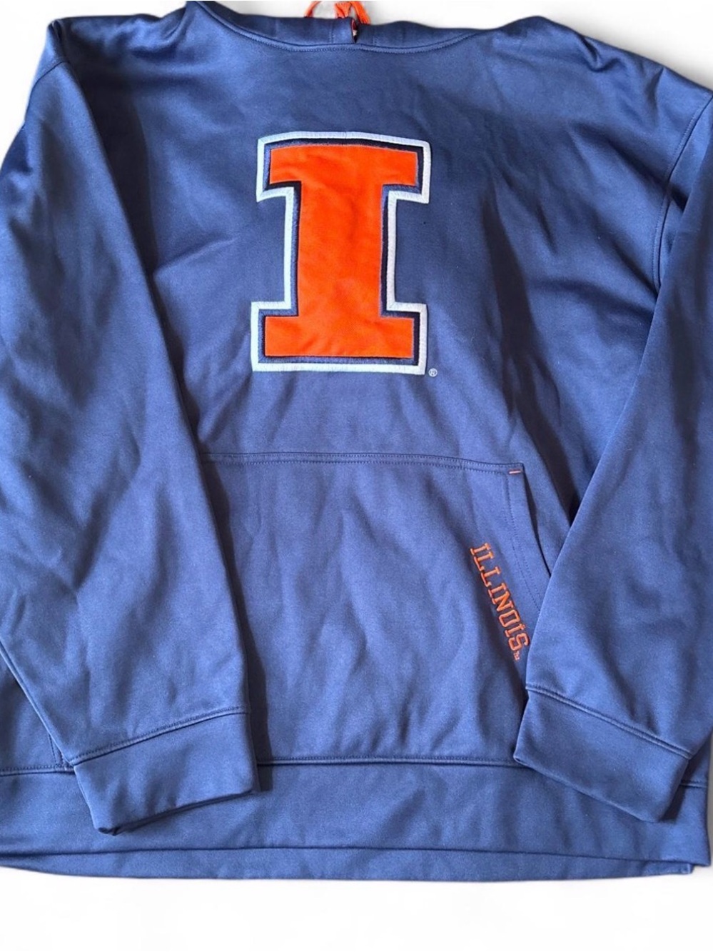 University of Illinois Fighting Illini Hoodie Orange XL NCAA Sweatshirt